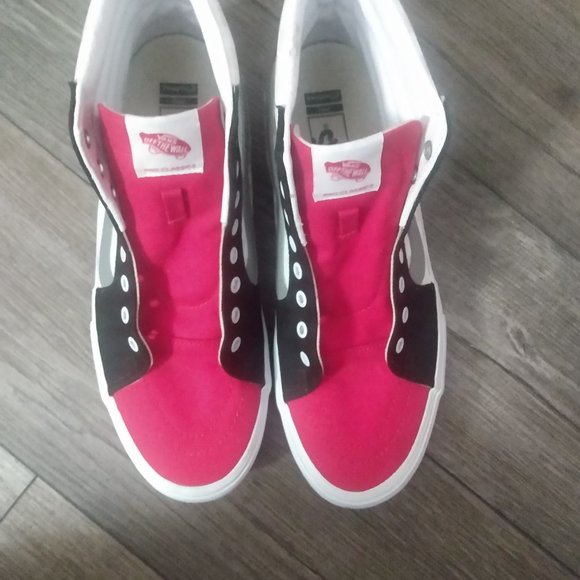 Vans Sk8-Hi NEW Men's size 12 Checkerboard Pro Custom Skate Shoes - Picture 5 of 9